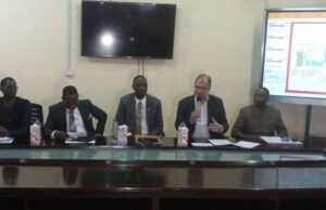 Tech-U Hosts International Workshop On Sustainable Environmental Management, See Images L-R: Tech-U's Registrar, Mrs Olayinka Balogun, Professor Kapenandja Laidja from the University of Kara, Togo, Prof Ayobami Salami, Prof Adesola Ajayi, Professor Jurgen Runge from Goethe University, Frankfurt, Germany and the Deputy VC of Tech-U, Prof Iyiola Tella...