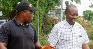 Livestock Production: Makinde’s Government To Benefit From World Bank’s $500m Intervention Fund …Director General, OYSADA, Dr. Debo Akande (left) leading the World Bank's L-PRES Task Team Leader (TTL), Dr. Manievel Emmanuel Sene and other members of the team on inspection tour of Fashola Farm Settlement in Oyo…