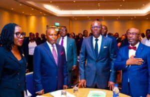 Sanwo-Olu To Federal Ministry Of Justice: Build A Worthy Justice System For Nigerians L-R: Solicitor General of the Federation & Permanent Secretary, Federal Ministry of Justice, Mrs. Beatrice Jedy-Agba; Attorney-General of the Federation/Minister of Justice, Mr. Lateef Fagbemi; Governor of Lagos State, Mr. Babajide Sanwo-Olu and Attorney-General/Commissioner of Justice, Lagos State, Mr. Lawal Pedro, during the Federal Ministry of Justice 3-Day Top Management Retreat themed: “Enhancing Systems and Structures in the Federal Ministry of Justice for Effective Justice Sector Service Delivery” at Sheraton Hotel, Lagos, on Thursday...