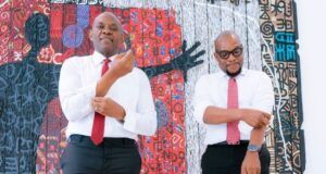 High Expectations As Obong Idiong Becomes CEO At Heirs Technologies …Chairman, Heirs Holdings, Tony O. Elumelu, left, with CEO, Heirs Technologies, Obong Idiong…