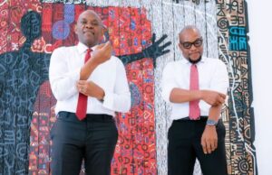 High Expectations As Obong Idiong Becomes CEO At Heirs Technologies …Chairman, Heirs Holdings, Tony O. Elumelu, left, with CEO, Heirs Technologies, Obong Idiong…