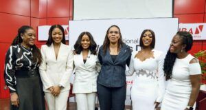 Successful Business Women Advise Fellow Entrepreneurs At UBA Business Series L-R: Group Head, Customer Experience, Michelle Nwoga; Founder, Hello Perfect, Onyeka Michael-Ugwu; Actress and Founder, NOUA Skin, Oshuwa Tunde- Imoyo; Group Head, Marketing & Corporate Communications, Alero Ladipo; co-founder and CEO of Good Hair Ltd, Chioma ‘Good Hair’ Ikokwu and Award-winning spoken word artist and Founder, African Naturalistas, Atilola Moronfolu during the UBA Small Medium Enterprise (SME) Business Series, tagged ‘Her Story’, to commemorate International Women’s day (IWD): held at UBA house Marina, Lagos on Thursday...