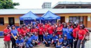 Excitement As Abbey Mortgage Bank Donates 400 Food Packs To Kuramo Community