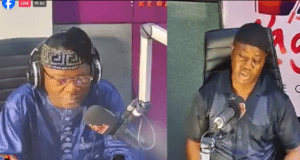 How Oyo PDP Leaders During Ladoja/Akala Era Cheated, Frustrated Me – US-Based Fuji Musician, Dada Akanni Daddington Mogaji Kola Olootu, left, with Dada Akanni Daddington during the Radio Show...on Wednesday, April 17, 2024...