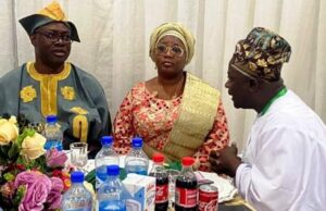 Day Destination Management Firm, Ufitfly Got Honoured By Makinde’s Goverment L-R: Oyo State Governor, Engr. Seyi Makinde, the Iyaloja general of Nigeria, Chief Mrs. Folashade Mujidat Tinubu-Ojo and Team lead UfitFly, Evang. Ajibola Ogunkeyede…