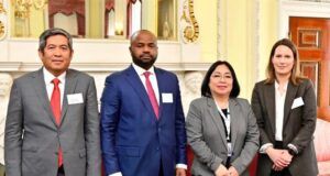 FIRS Boss Pushes For Capacity Building Among CATA Members At London Meeting L-R: Chairman of the Commonwealth Association of Tax Administrator (CATA) and head of Malaysia’s Tax Authority, Abu Jamaludddin; CATA President and chairman of the Federal Inland Revenue Service (FIRS), Zacch Adedeji; Executive Director of CATA, Esther Koisin; Director at His Majesty Revenue and Custom (HMRC), United Kingdom, Deborah Lock, during a management meeting of CATA held at the Marlborough House, Pall Mall, London, on Wednesday…