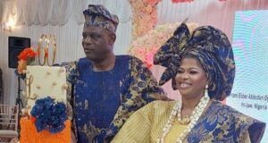 Glamour, Fanfare As Margaret Omolara Sekumade Celebrates 60th Birthday Mrs Margaret Omolara assisted by her husband Pastor Sekumade cut the birthday cake...