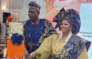 Glamour, Fanfare As Margaret Omolara Sekumade Celebrates 60th Birthday Mrs Margaret Omolara assisted by her husband Pastor Sekumade cut the birthday cake...