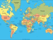 Check Out This List Of Top 10 Safest Countries In The World ...world map...