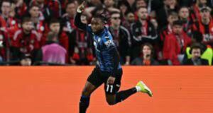 Red-Hot Lookman Records Another Goal For Atalanta Ademola Lookman...in flight...(goal.com image)