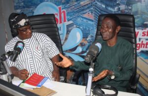 Our Leaders Made A Big Mistake By Attempting To Stop The Teaching Of History In Schools -Renowned Historian, Professor Simon Ajayi Professor Ademola Ajayi, right, with Olayinka Agboola during the recent Splash 105.5fm appearance...