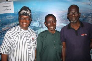 L R Olayinka Agboola Prof Ademola Ajayi and Parrotman Lanre Olabisiafter the Radio Show