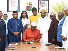 Makinde Restricts Okada Riders’ Night Operations Oyo's Governor Seyi Makinde, at the event with others...