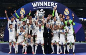 Nigerian Fans Jubilate As Real Madrid Win 2023/2024 Champions League Real Madrid players and handlers...in festive mood...