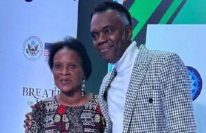 British/Nigerian Actor, Wale Ojo Announces Demise Of Mother Wale Ojo, with his late mother...sometime ago...