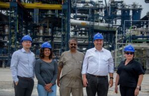 International Financial Analytics Corporation Identifies How Dangote Refinery Can Solve Nigeria’s Forex Problems L-R: Associate Director, Sovereign Ratings, S&P Global Rating, Maxmillian McGraw; Senior Analyst, Bank Ratings, Charlotte Masvongo, Vice President of Oil and Gas at Dangote Industries Limited (DIL), Devakumar Edwin; Director and Lead Analyst, Sovereign and International Public Finance Ratings, Ravi Bhatia, and Director, Corporate Ratings, Omegu Collocott during S&P Global Ratings' site visit to the Dangote Refinery as part of its sovereign credit ratings assessment of Nigeria at the weekend…
