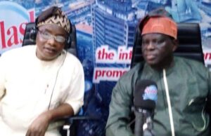 Ibadan NBA Announces Demise Of AIG Bola Longe AIG Bola Longe, rtd, right, with Olayinka Agboola...during the Radio Show...