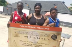 BPAN Will Reposition Boxing For New Glory In Nigeria—Edna Aiyegbeni Edna Bola Aiyegbeni, middle, with others...