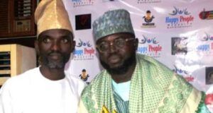 Glitz, Glamour As Happy People Magazine Holds 10th Anniversary, Award Night In Ibadan Oludotun Ajibola, left, with Asiwaju Hassan Olawale Giwa...