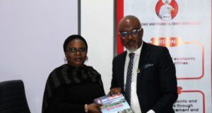 Ibadan NBA Leaders Visit EFCC Office, Tasked On Need To Be Guided By Professionalism ...the Ibadan Zonal Director of the EFCC, Assistant Commander of the EFCC, ACE1 Hauwa Garba Ringim, left, with Ibrahim Lawal, Ibadan NBA boss...during the visit...