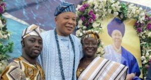 Photos: Nigeria’s Media ‘Muscle-Men’ Reunite As UBA’s Ramon Nasir Holds Mother’s Burial Ceremony, Check Out Some Faces At The Event ...Ramon Nasir...with others...at the event...