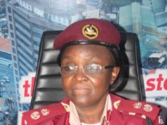 How Oyo-Ogbomoso Road Mishap Claimed Eight Lives – FRSC Commander Rosemary Alo...stressing a point during the Radio Show...