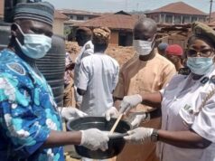 When Adepoju, Ibadan NW LG Boss Flagged Off Chlorination Of Wells Chairman of Ibadan Northwest Local Government, Alh AbdulRahman Olanrewaju Adepoju, left, at the event...