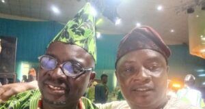 10:17 Festival: Day Yemi Sonde Took Yes 101.7 FM Radio To Another Level Yemi Sonde, left, with Olayinka Agboola of Parrot Xtra Media Network...at the event...