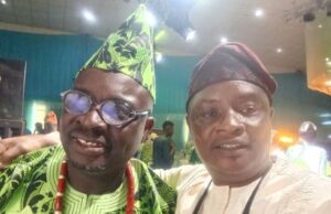 10:17 Festival: Day Yemi Sonde Took Yes 101.7 FM Radio To Another Level Yemi Sonde, left, with Olayinka Agboola of Parrot Xtra Media Network...at the event...