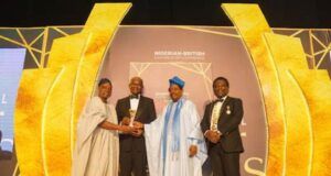 Day Greenwich Merchant Bank Boss Received NBCC 2024 Leadership Award L-R: Chief Bintan Famutimi, Honorary Life Vice President of NBCC; Mr. Kayode Falowo, Past President of NBCC receiving the “Sir Henry Fajemirokun Prize for Outstanding Leadership”; Asiwaju (Dr) Michael Olawale-Cole, Past President of NBCC and Mr. Ray Atelly, President and Chairman of Council, NBCC at the Nigerian-British Chamber of Commerce (NBCC) 2024 Presidential Dinner & Award Ceremony, held in Lagos recently…
