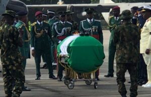 General Taoreed Lagbaja’s Body Arrives MMIA In Lagos ...the body of the late Chief of Army Staff Lt. Gen. Taoreed Lagbaja...on arrival in Nigeria...