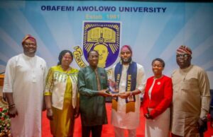 Day Oyo Speaker Bagged OAU’s Prestigious Education Philanthropy Award Rt Hon Adebo Ogundoyin and others at the event...