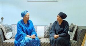 Tinubu’s Wife Pays Condolence Visit To COAS Lagbaja’s Widow First Lady of Nigeria, Senator Oluremi Tinubu, left, with the widow of the Late Chief of Army Staff, Mrs Mariya Abiodun Lagbaja during a condolence visit by the First Lady to the home of Late Lt General Taoreed Lagbaja on Wednesday 6th November, 2024…