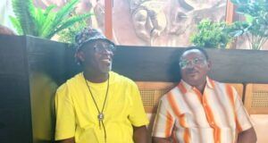 Adewale Ayuba Visits DJ Semight Ahead Of Nov. 28 Opening Of Exellessor Lounge & Restaurant In Ibadan Dr Adewale Ayuba, left, with DJ Semight at Excellessor...over the weekend...