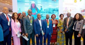 Okunbor: Shell Will Continue To Power Progress On Energy Security In Nigeria …Leadership team of the Nigeria Association of Petroleum Explorationists (NAPE) visit the Shell stand during the opening ceremony of the 2024 conference and exhibition at Eko Hotel…Lagos…