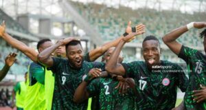 CHAN Qualification: Super Eagles B Commended By National Sports Commission ...jubilant Super Eagles B players...