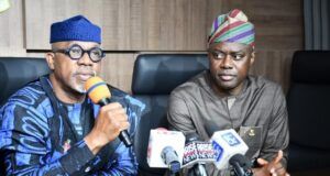 Abiodun Visits Makinde Over Loss Of Lives At Tragic Ibadan Children’s Funfair Govs Dapo Abiodun, left, with Seyi Makinde...