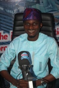 Dr Kolade Adepojuduring the Radio Show