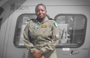 Check Out Changfe Maigari, Nigerian Navy’s Very First Female Pilot Lt. Changfe Maigari...record breaker...