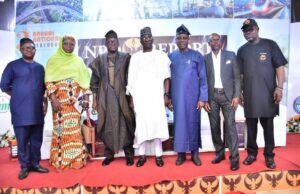 Stakeholders Agree On Expanded Tax Base At NPO Reports’ Event In Abuja L-R CEO of Upshot Media, Mr. Mojeed Jamiu; Executive Director Sustainable Gender Action Initiative, Dr. Mufuliat Fijabi; Representative of the Chairman of FIRS, Dr. Zacch Adedeji, Dr. Umar Idris Ahmed, representative of the Kogi State Governor Hon. Kingsley Fanwo; Chairman of the event and former Postmaster General of the Federation, Dr. Ismail Adebayo Adewusi; panelist Dr. Hakeem Tijani of the Nigerian Institute of Social and Economic Research (NISER) Ibadan and CEO S-OK Advisory and Media Limited and Publisher NPO Reports, Mr. Semiu Okanlawon at the second annual National Dialogue held in Abuja during the week...