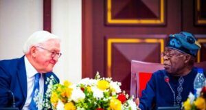 Tinubu To German President: We’ll Handle Return Of Mali, Niger And Burkina Faso With Wisdom President of Germany, Frank–Walter Steinmeier, left, with Nigeria's President Bola Tinubu...