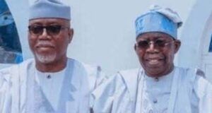 Your Political Consistency Since Our ACN Days Is Commendable, Tinubu Tells Aiyedatiwa@60 Governor Lucky Aiyedatiwa of Ondo State, left, with President Bola Tinubu...(National Accord Newspaper image)