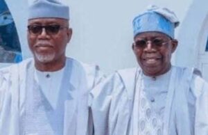 Your Political Consistency Since Our ACN Days Is Commendable, Tinubu Tells Aiyedatiwa@60 Governor Lucky Aiyedatiwa of Ondo State, left, with President Bola Tinubu...(National Accord Newspaper image)