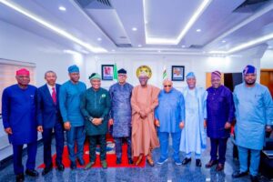 south west governors with O'dua Investment chairman, GMD as well as DG, DAWN Commission...