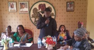 IBNW Council Boss Seeks For Effective Collaboration With Corporate Organizations Alhaji Rahman Olanrewaju Adepoju addressing others...
