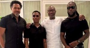 Wizkid, Burna Boy Hosted By Femi Otedola At Palatial Lagos Home Femi Otedola and his guests...
