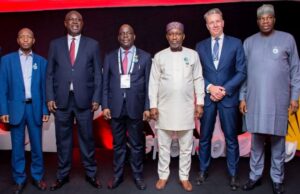 We Are Ready To Support Reforms In Nigeria’s Oil & Gas Industry- Shell L-R: Executive Secretary, African Petroleum Producers’ Organization (APPO), Omar Farouk Ibrahim; Minister of State for Petroleum Resources,(Oil) Heineken Lokpobiri; Chief Commission Executive, Nigerian Upstream Petroleum Regulatory Commission (NUPRC), Gbenga Komolafe; Minister of State for Petroleum Resources (Gas), Ekperikpe Ekpo; Shell’s Senior Vice President, Marno de Jong; and Permanent Secretary, Federal Ministry of Petroleum Resources, Nicholas Agbo Ella at the NUPRC CEOs dinner at the 2025 Nigeria International Energy Summit (NIES) in Abuja on Wednesday…