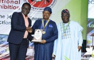 We Are Focused On Partnerships To Develop Nigeria’s Economy – Shell …the Nigerian Mining and Geosciences Society (NMGS) has announced Chief Tunde Afolabi, MFR, as winner of the NMGS highest award for 2025, the NMGS/Shell Award at the 60th NMGS Annual International Conference and Exhibition in Abuja. The winner, Chief Afolabi (centre) receiving his award from Shell Head Specialist Geologist, Segun Obilaja (left) while the NMGS President, Professor Akinade Shadrach Olatunji, right, watches on…