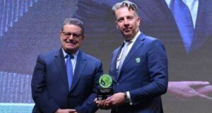 Shell Wins Best Upstream Company 2024 Award At Energy Summit In Abuja …Secretary General of the Gas Exporting Countries Forum, H.E Eng. Mohamed Hamel, left, presenting the award to Shell, Senior Vice President, Marno de Jong at the Gala Dinner, and Award Night of the 2025 edition of the Nigeria International Energy Summit in Abuja on Tuesday…