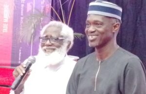 Yemi Farounbi Joins Family, Friends To Celebrate Olutade Makinde’s Legacy In Ibadan Olutade Makinde II, right, with Dr Yemi Farounbi...at the event...